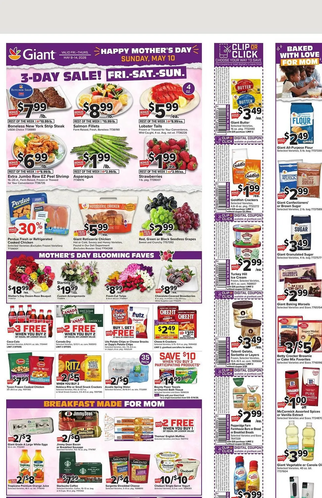 Weekly ad Giant Food weekly ad from May 8 to May 14 2026 - Page 1