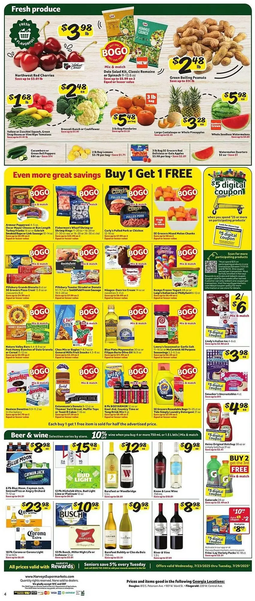 Weekly ad Harveys Supermarkets Weekly Ad from July 23 to July 29 2025 - Page 10