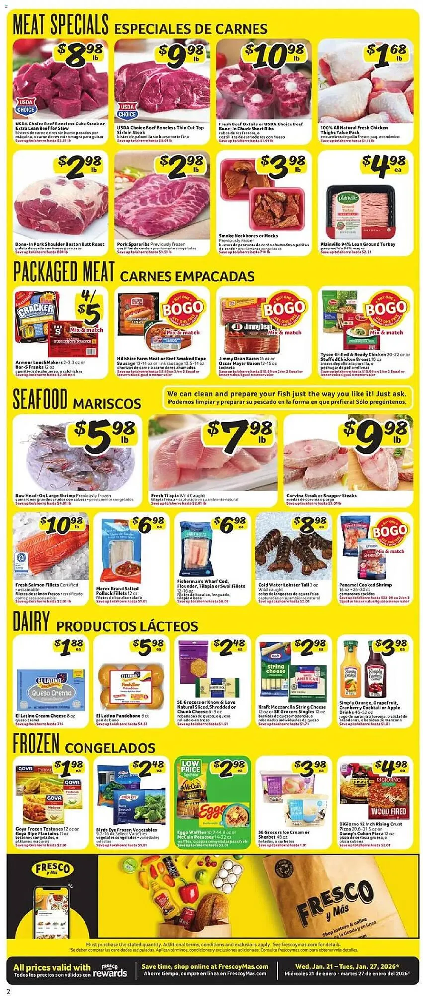 Weekly ad Fresco y Más weekly ad from January 21 to January 28 2026 - Page 2