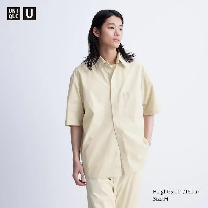 Checked Half-Sleeve Overshirt