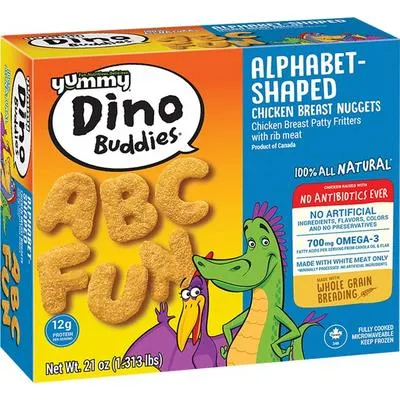 Yummy Alphabet-Shaped Chicken Nuggets