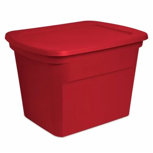 Sterilite 18 Gallon Storage Box - Red Rocket