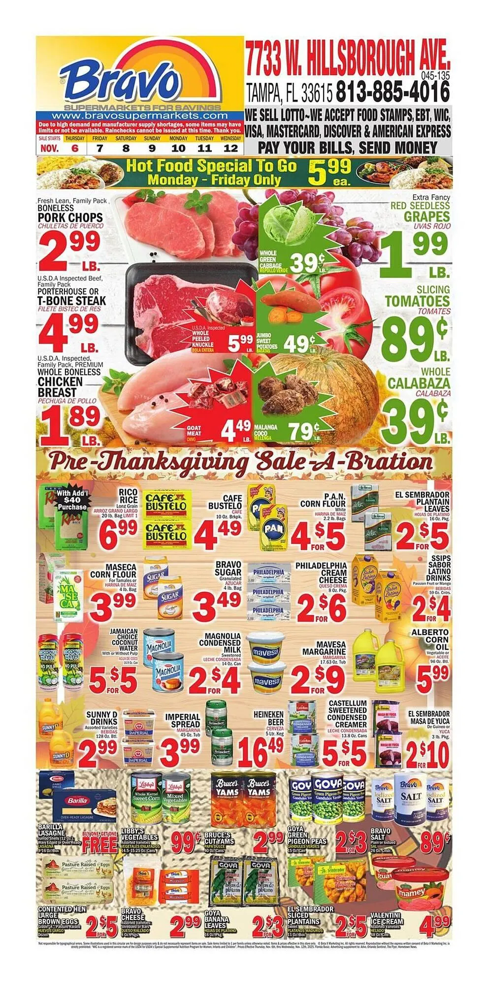 Weekly ad Bravo Supermarkets weekly ad from November 6 to November 12 2025 - Page 1