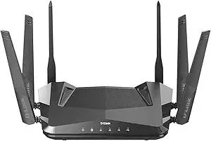 D-Link WiFi 6 Router AX5400 MU-MIMO Voice Control Compatible with Alexa & Google Assistant, Dual Band Gigabit Gaming Internet Network (DIR-X5460-US) (Renewed)