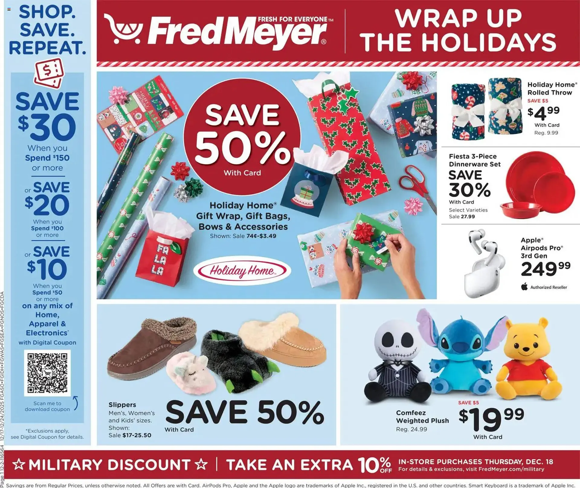 Weekly ad Fred Meyer weekly ad from December 17 to December 25 2025 - Page 1