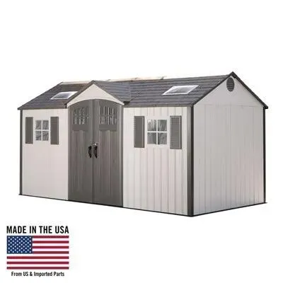 Lifetime 15 Ft. x 8 Ft. Outdoor Storage Shed