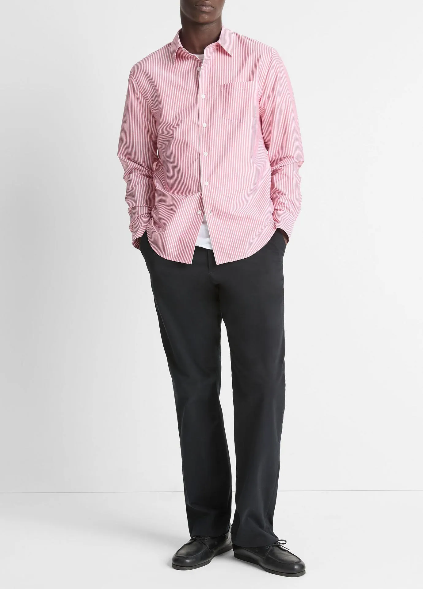 Playa Cotton Poplin Stripe Shirt