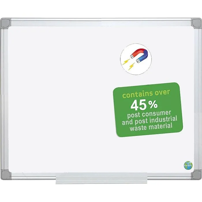 MasterVision® Earth Magnetic Dry Erase 2'x 3' Aluminum Frame (BVCMA0307790)