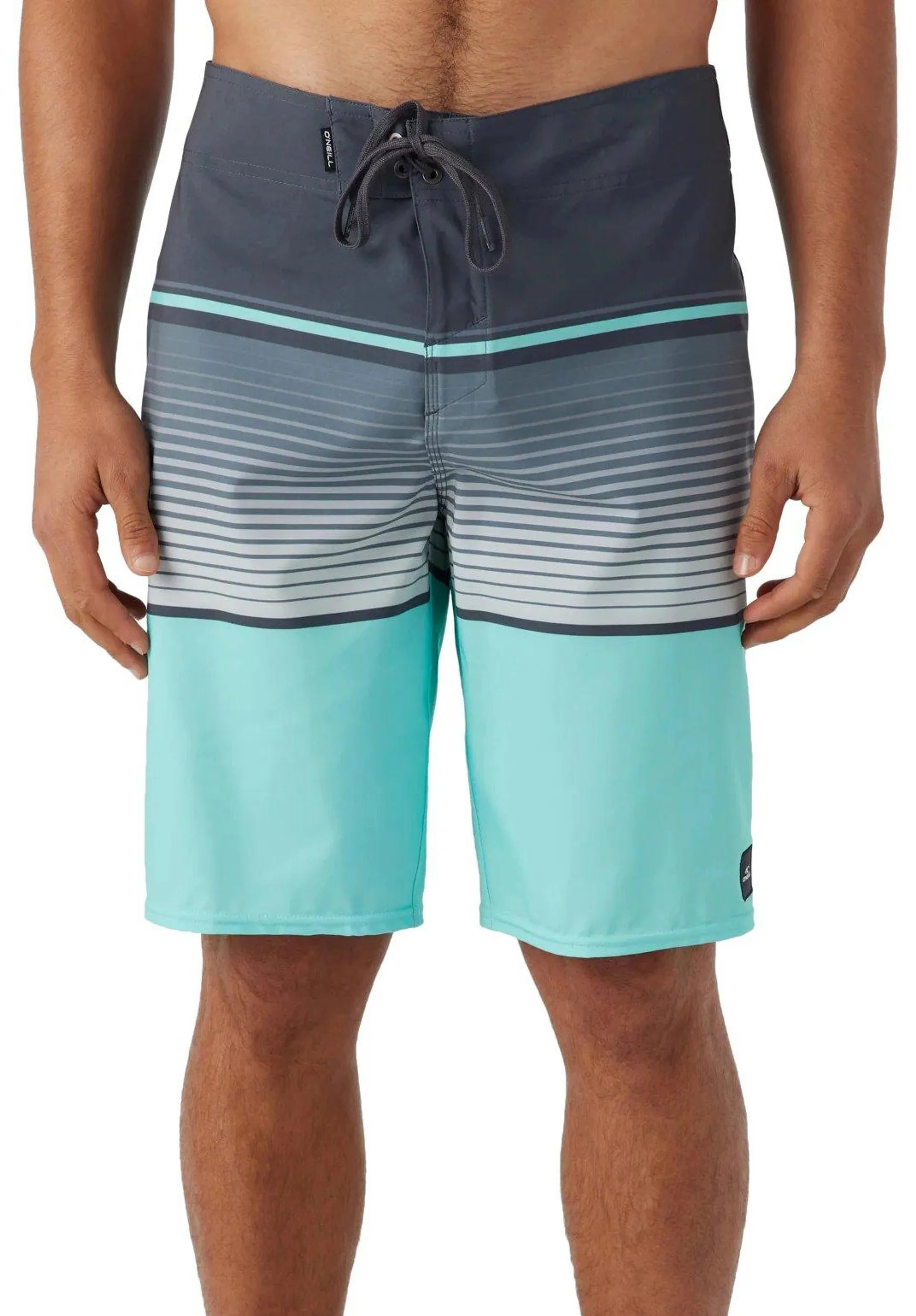 O'Neill Mens Lennox 21 in. Stripe Boardshorts