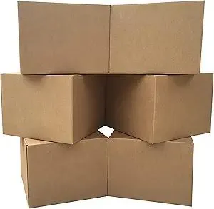 UBOXES Large Moving Boxes 20" x 20" x 15" (Pack of 6)