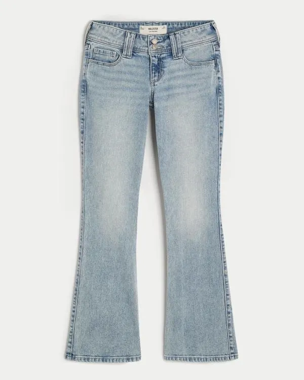 Low-Rise Bootcut Jeans
