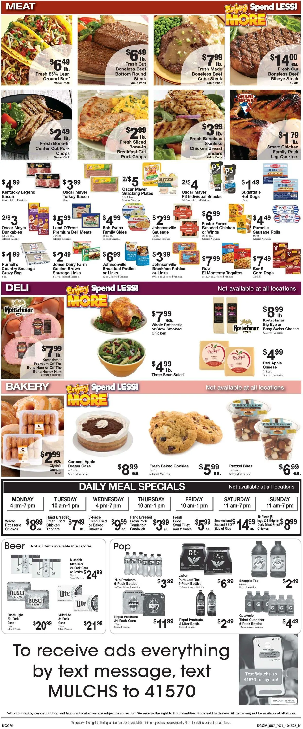 Weekly ad Country Mart from October 14 to October 20 2025 - Page 4