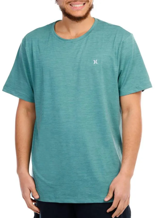 Hurley Men's Exist Icon Logo Short Sleeve Spacedye Tee