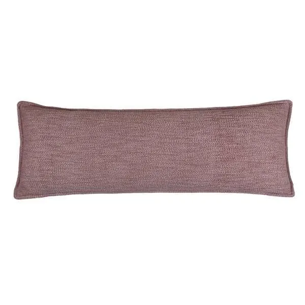 Purple Solid Oblong Throw Pillow, 14x36