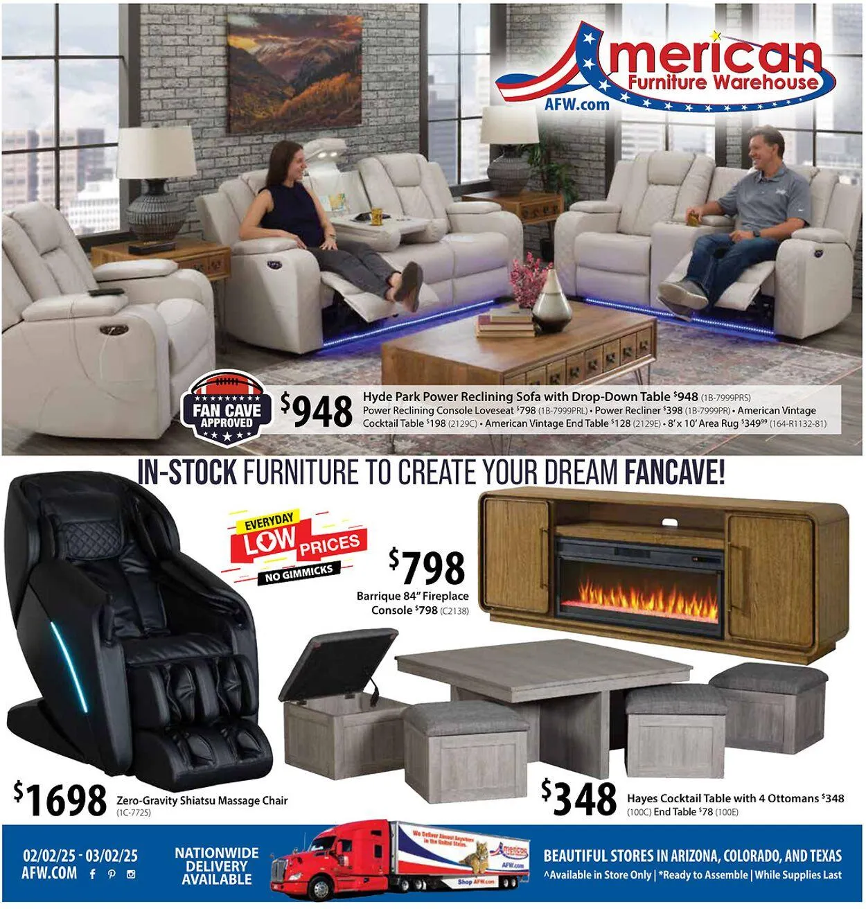 Weekly ad American Furniture Warehouse Current weekly ad from April 13 to April 27 2025 - Page 2
