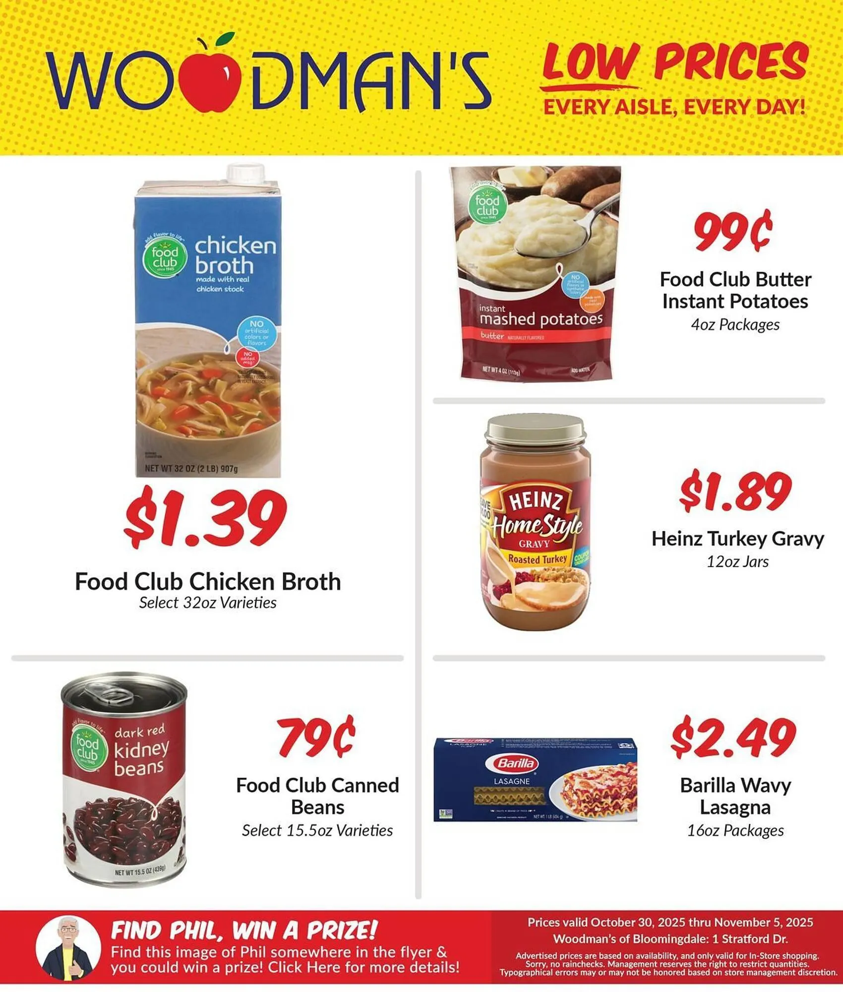 Weekly ad Woodman's weekly ad from October 30 to November 5 2025 - Page 1