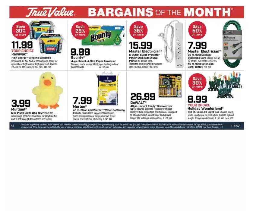Weekly ad Exclusive deals for our customers from October 28 to November 24 2024 - Page 5