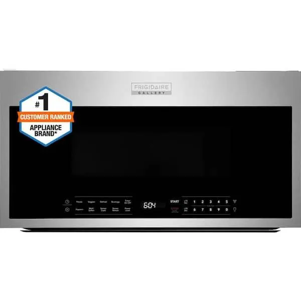 Gallery 30 in. 1.9 cu. ft. Over the Range Microwave with Sensor Cook in Stainless Steel