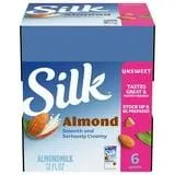 Silk Unsweetened Almond Milk, 32 fl. oz., 6 pk.