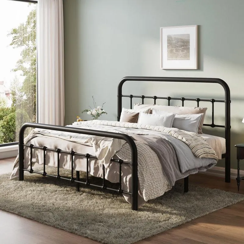 Kawamoto Metal Platform Bed