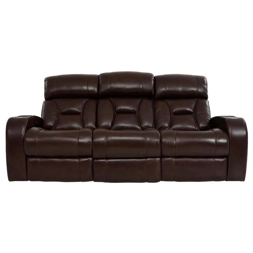 Leather Power Reclining Sofa