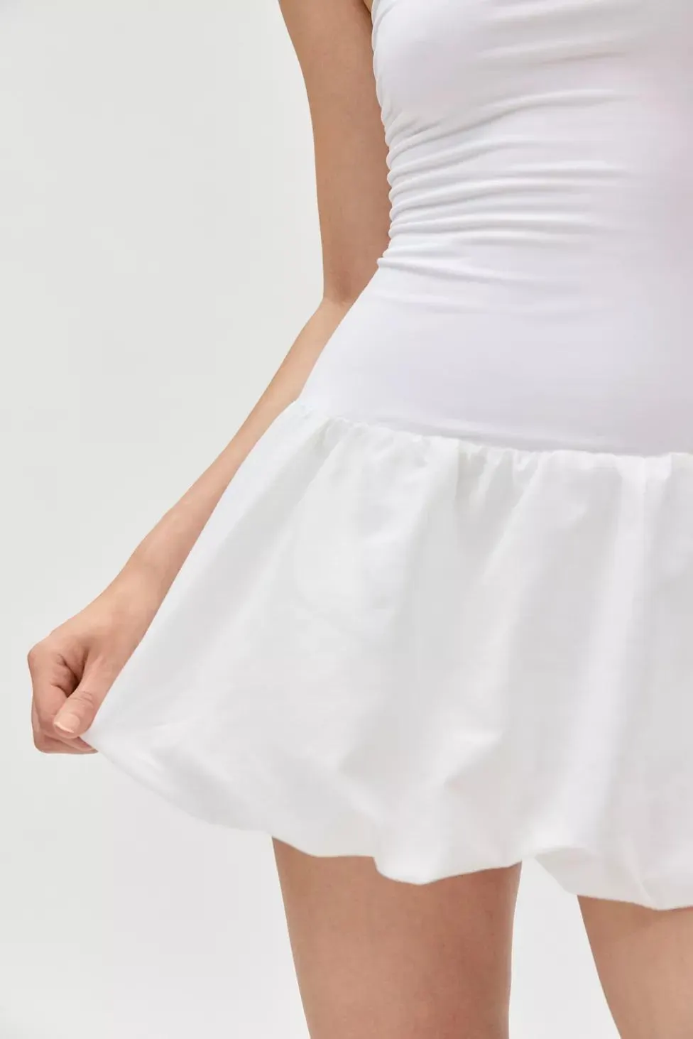 Kimchi Blue Bubble Hem Mini Dress