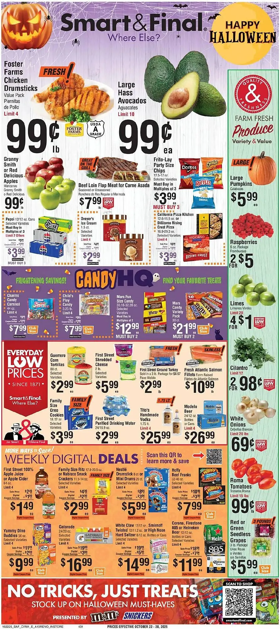 Weekly ad Smart & Final weekly ad from October 22 to October 28 2025 - Page 1