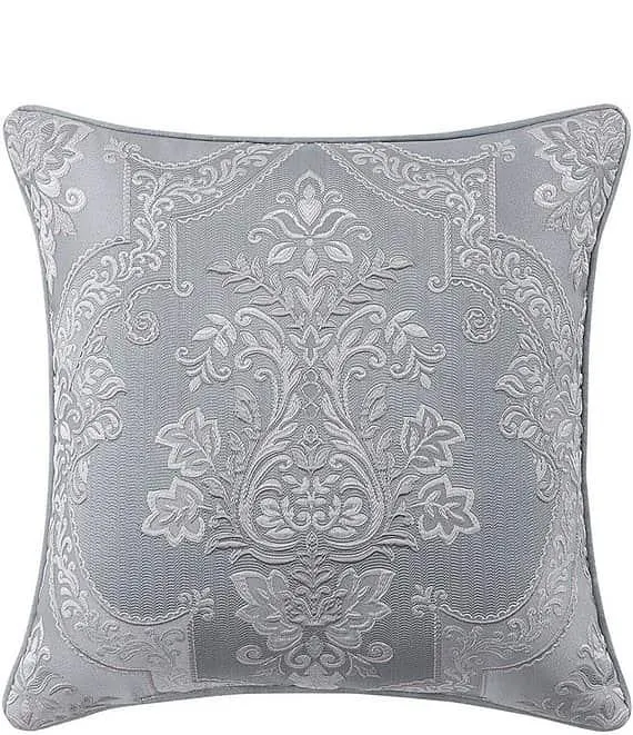 Sondra Woven Damask Reversible Square Decorative Pillow