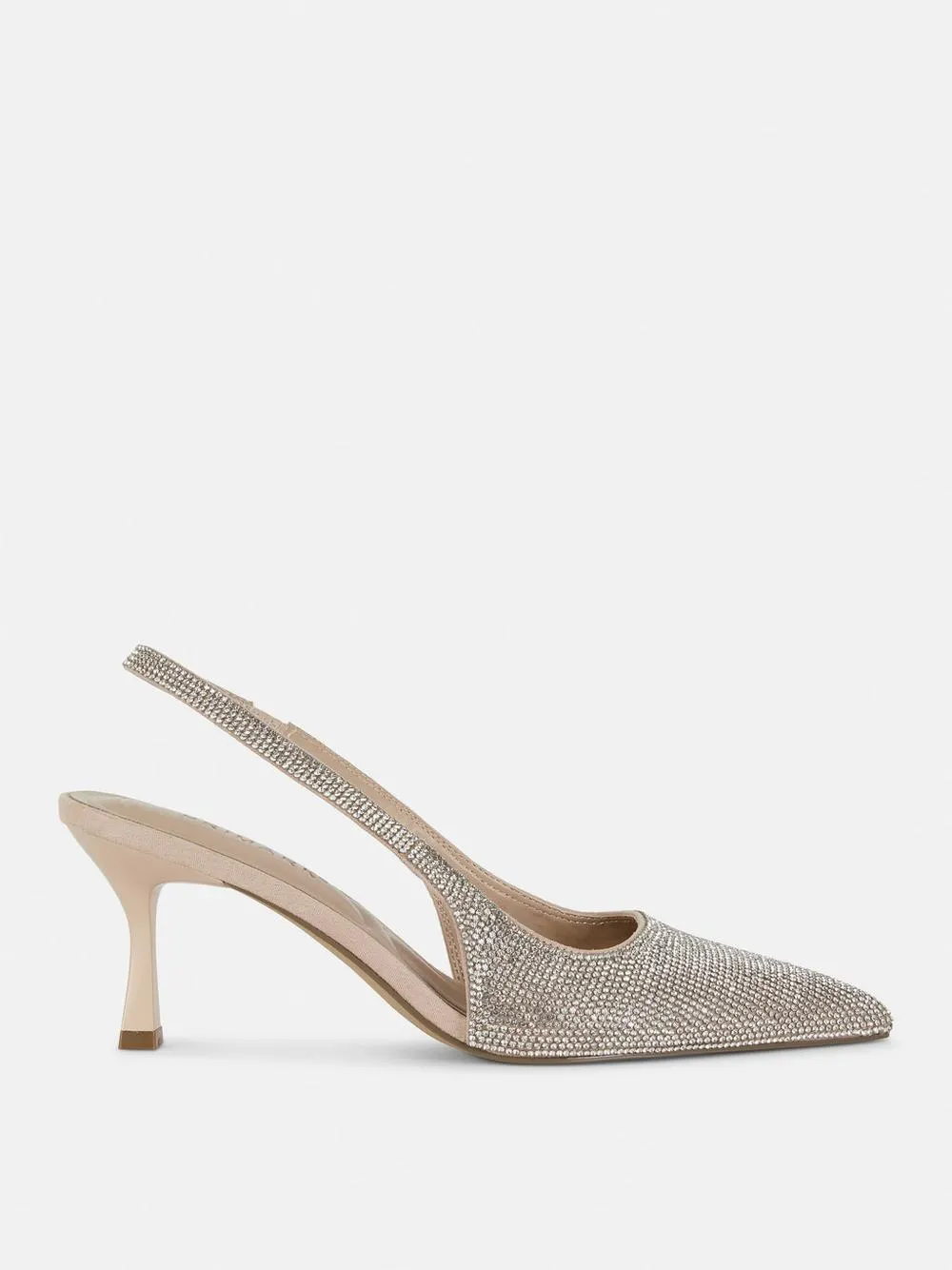 Embellished Slingback Court Shoes
