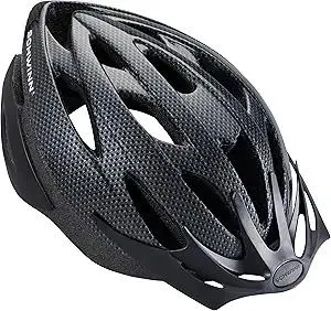 Schwinn Thrasher Helmet for Adults, Size 58-62 cm for Riders Ages 14+, Microshell, Adjustable Dial & Straps, Interior Padding, Air Vents, Lighted or Unlit, Visor, Adult Bike Helmet