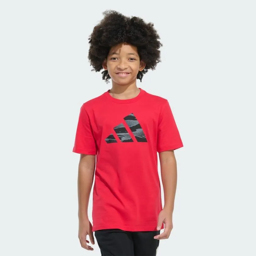 adidas Short Sleeve Tiger Camo Logo Tee