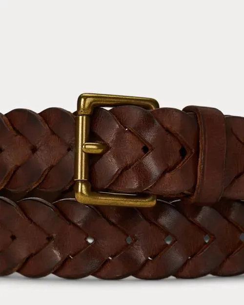 Braided Leather Belt