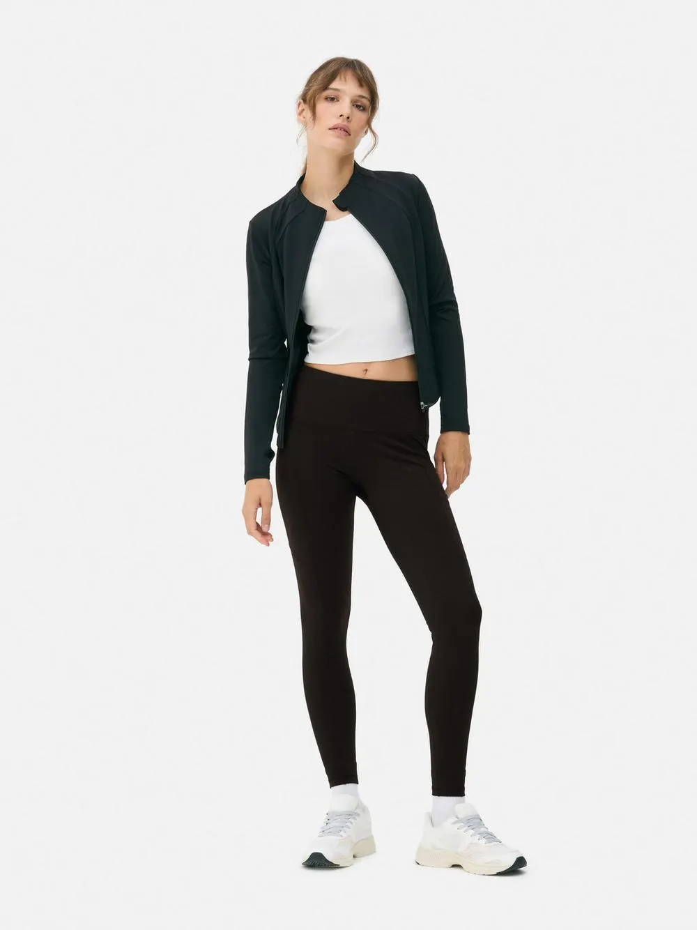 Formgebende Leggings mit hohem Bund