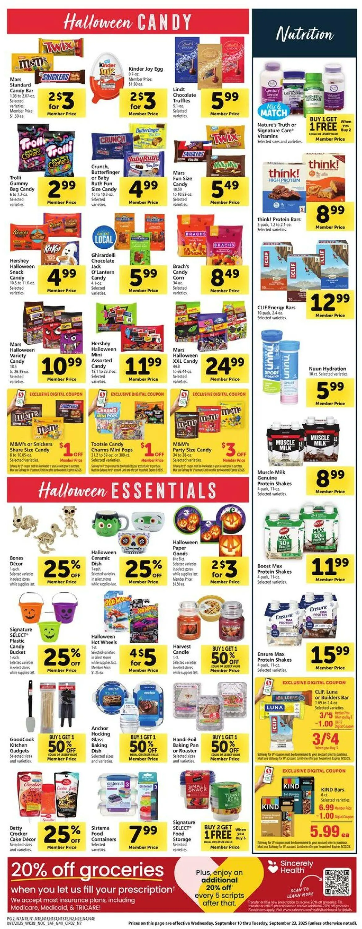 Weekly ad Safeway Current weekly ad from September 17 to September 23 2025 - Page 10