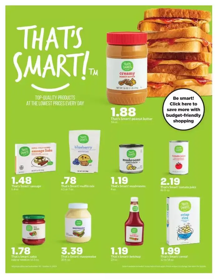 Weekly ad Top offers for smart savers from September 30 to October 6 2024 - Page 16