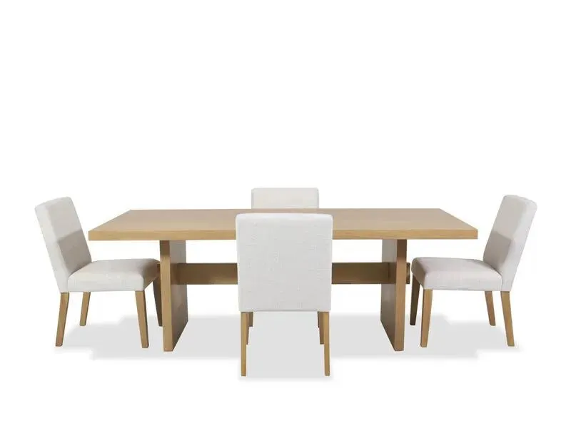Park Ridge 5-piece Trestle Dining Table Set
