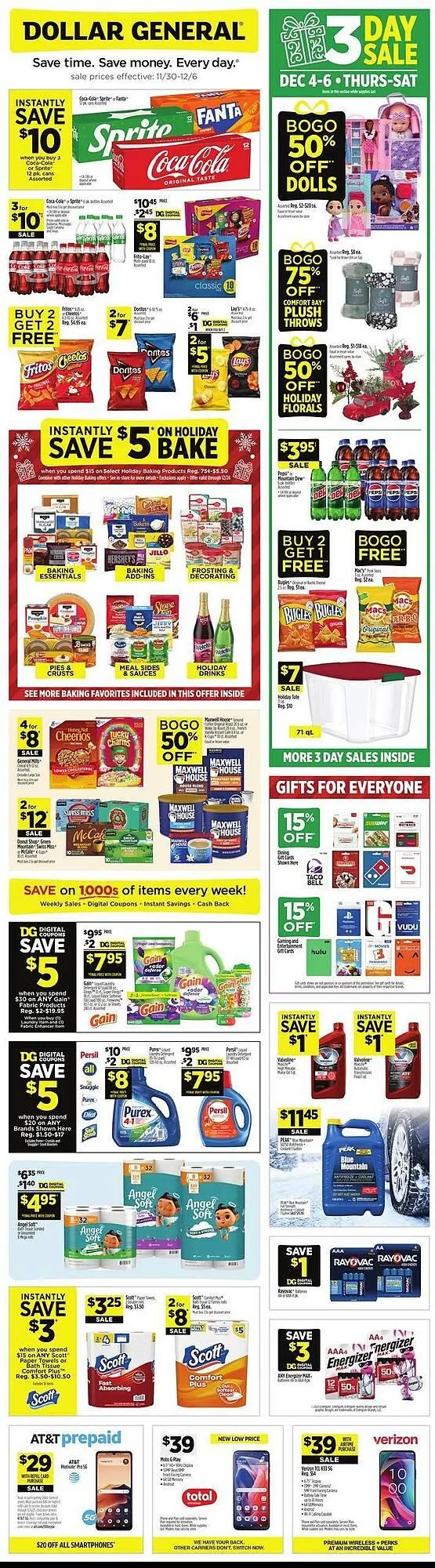 Weekly ad Dollar General weekly ad from November 30 to December 6 2025 - Page 1