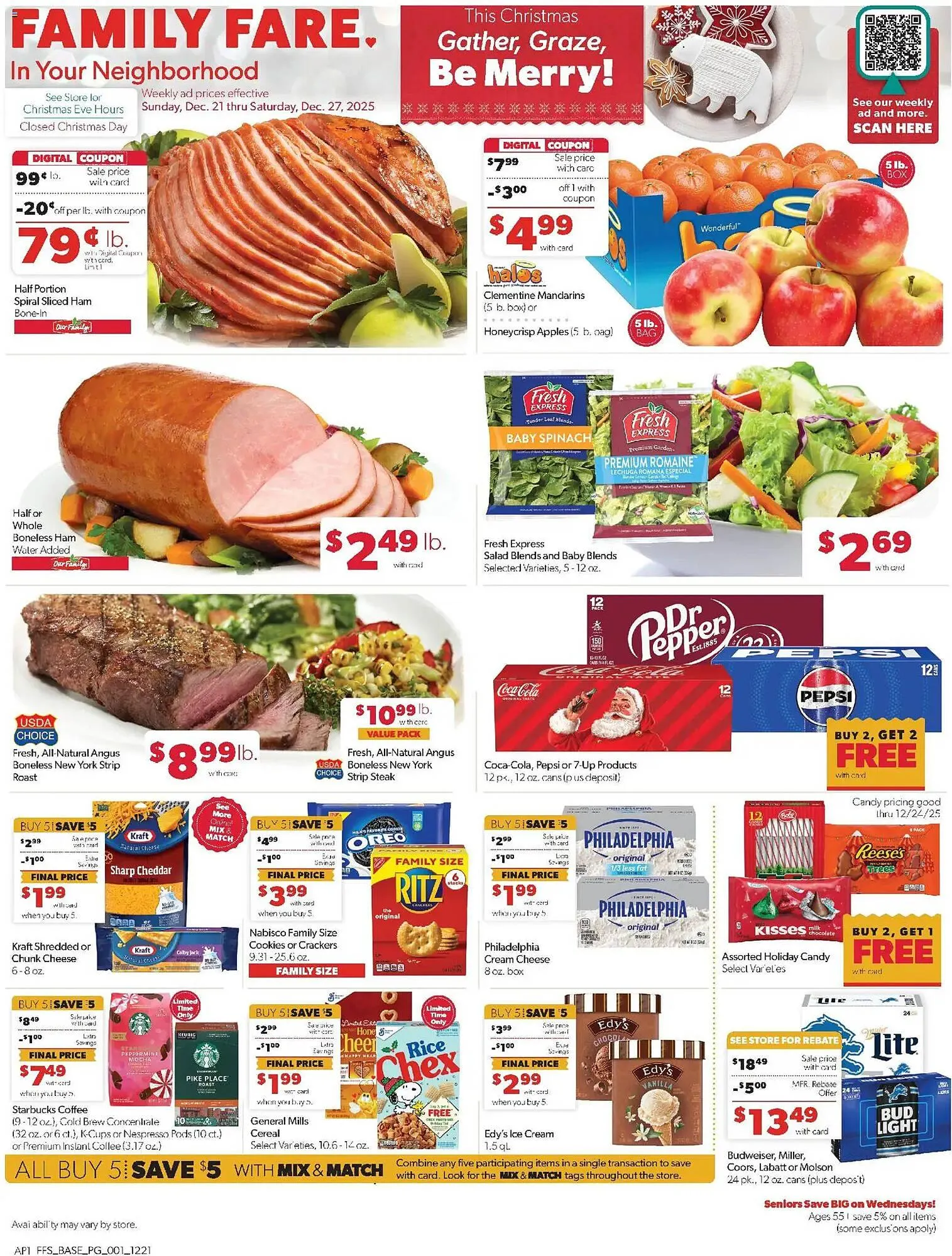 Weekly ad Family Fare weekly ad from December 21 to December 27 2025 - Page 1