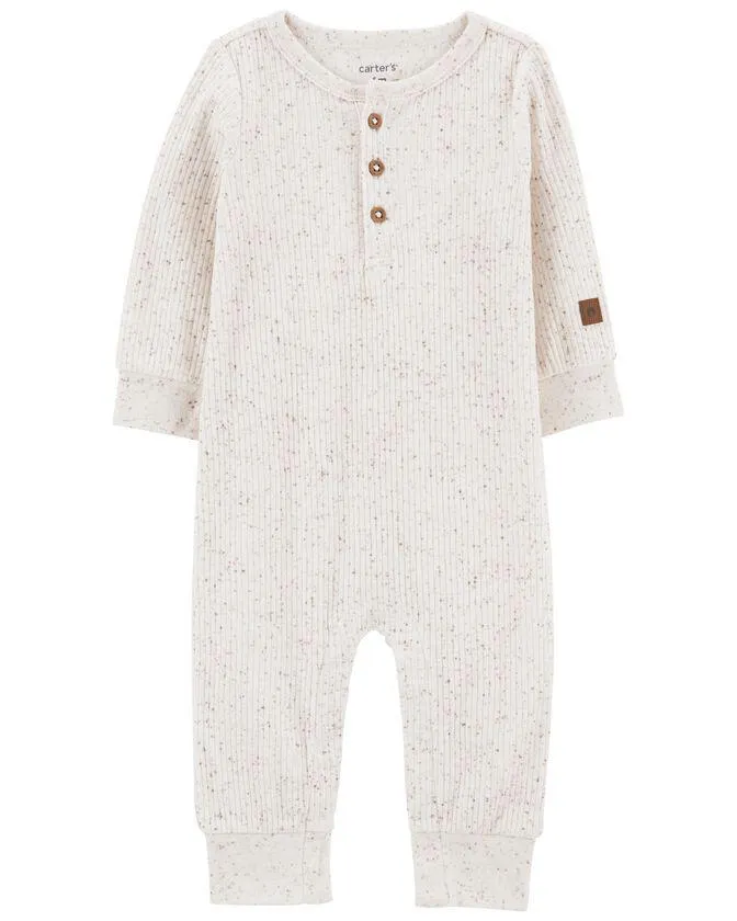 Baby Drop Needle Rib Jumpsuit