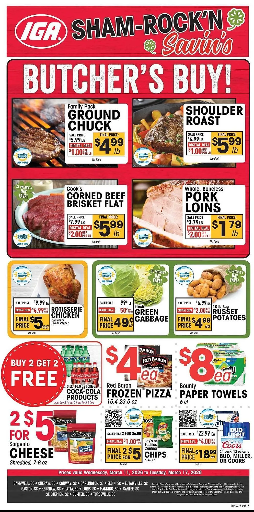 Weekly ad IGA weekly ad from March 11 to March 17 2026 - Page 1