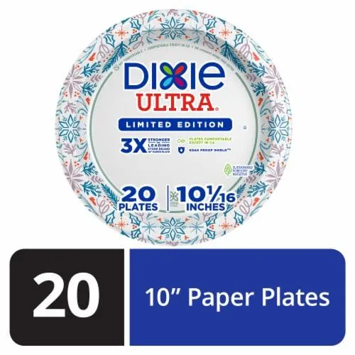 Dixie Ultra® 10" Disposable Paper Plates
