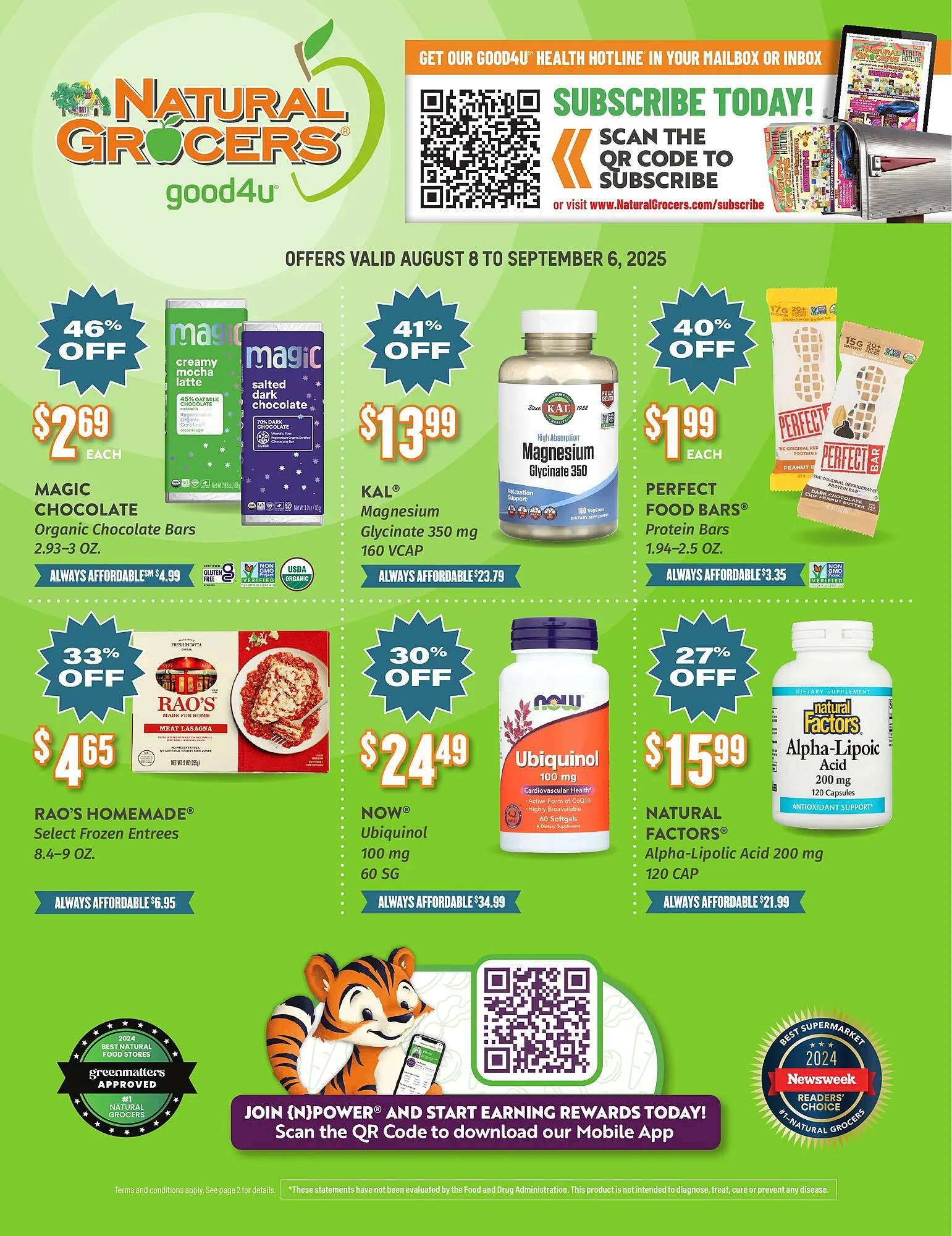 Weekly ad Natural Grocers ad from August 8 to September 6 2025 - Page 56