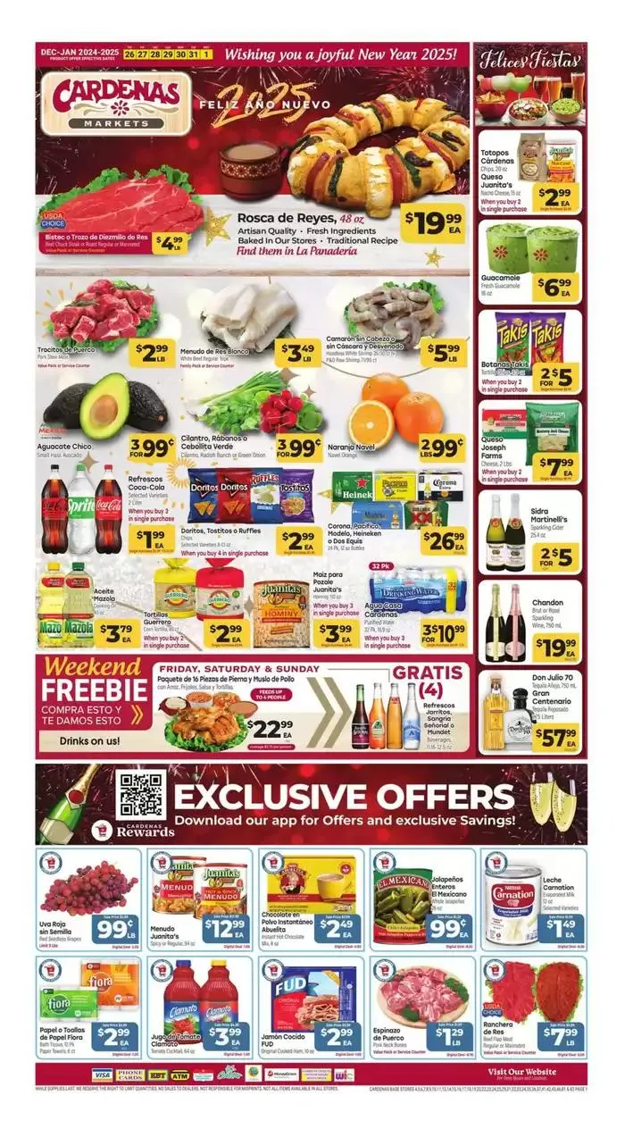 Weekly ad Our best offers for you from December 26 to January 1 2025 - Page 1