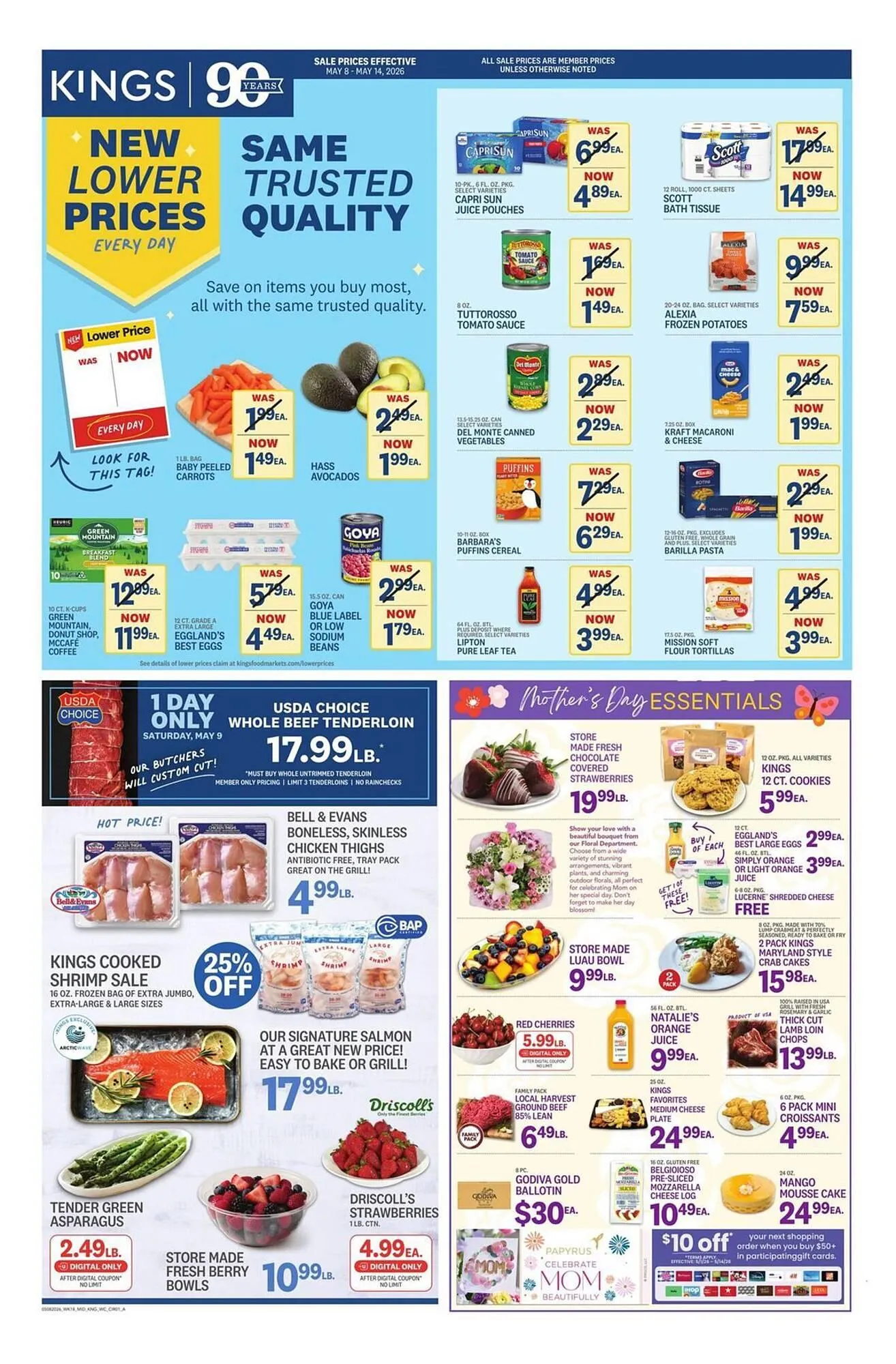 Weekly ad Kings Food Markets weekly ad from May 8 to May 14 2026 - Page 1