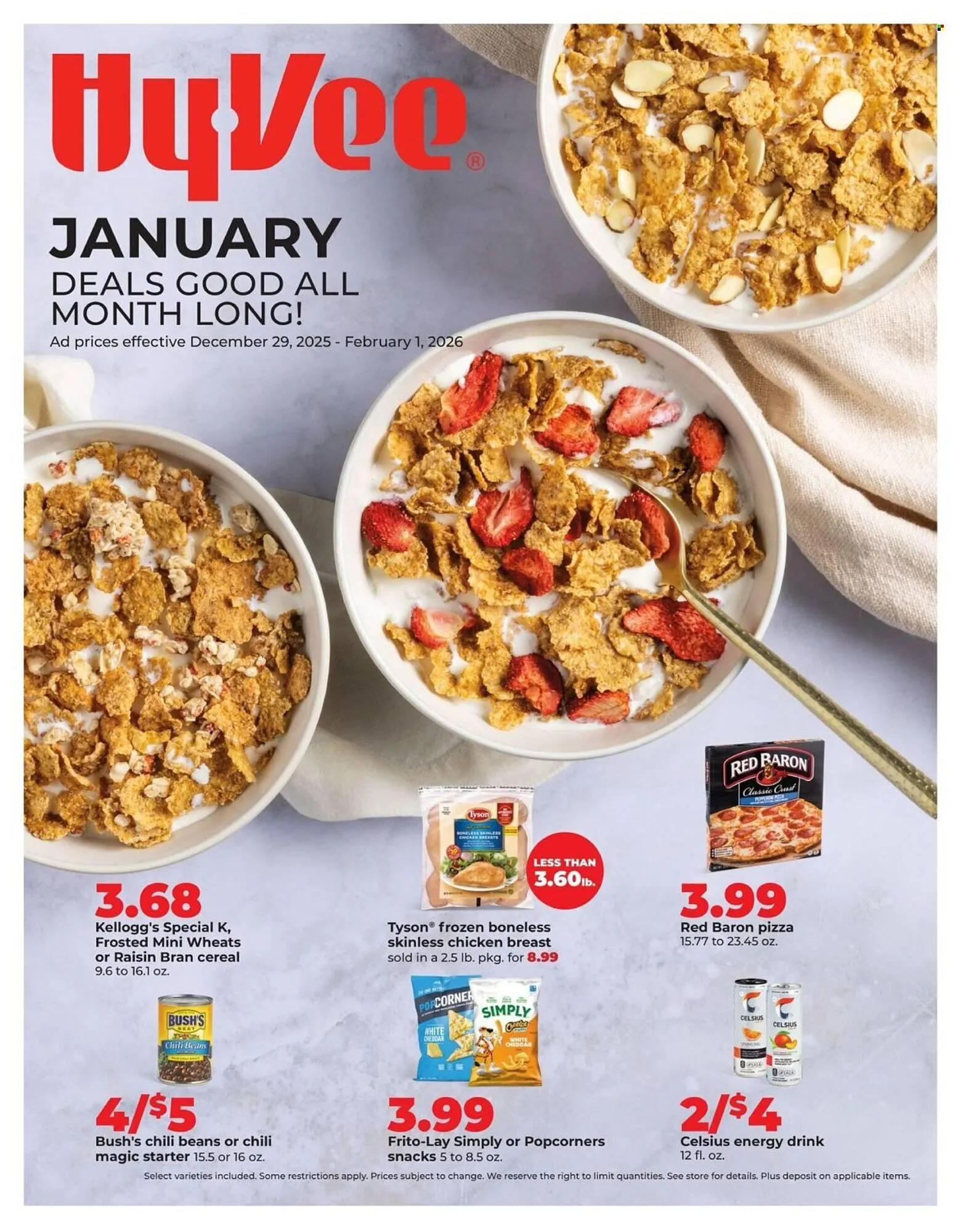 Weekly ad Hy-Vee weekly ad from December 29 to February 1 2026 - Page 1