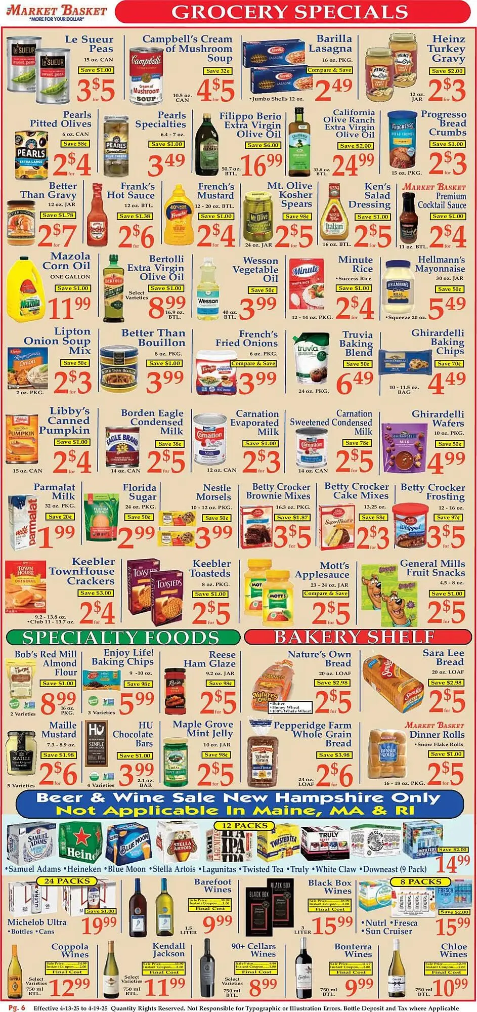 Weekly ad Market Basket Weekly Ad from April 13 to April 19 2025 - Page 6