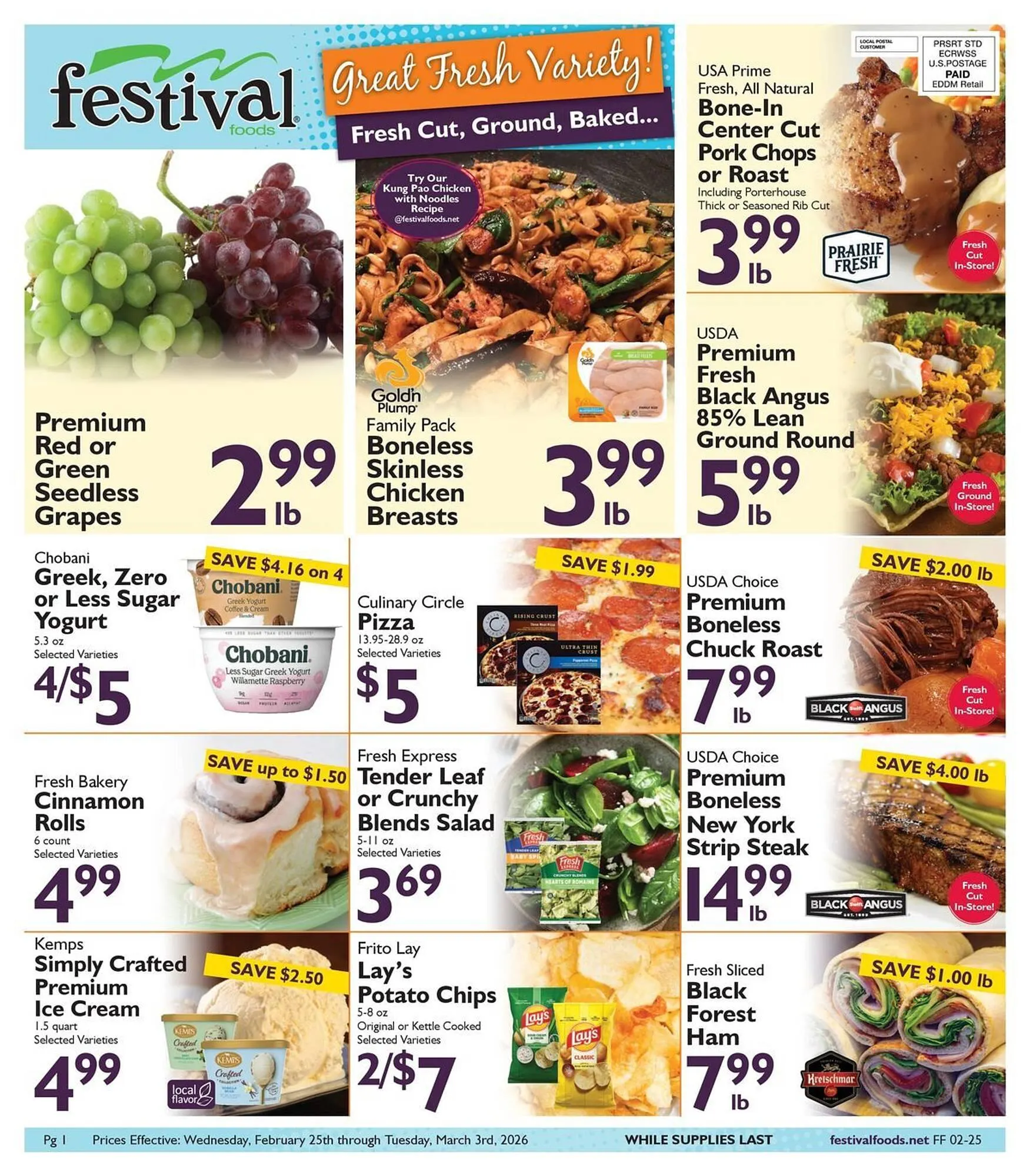 Weekly ad Festival Foods weekly ad from February 25 to March 3 2026 - Page 1