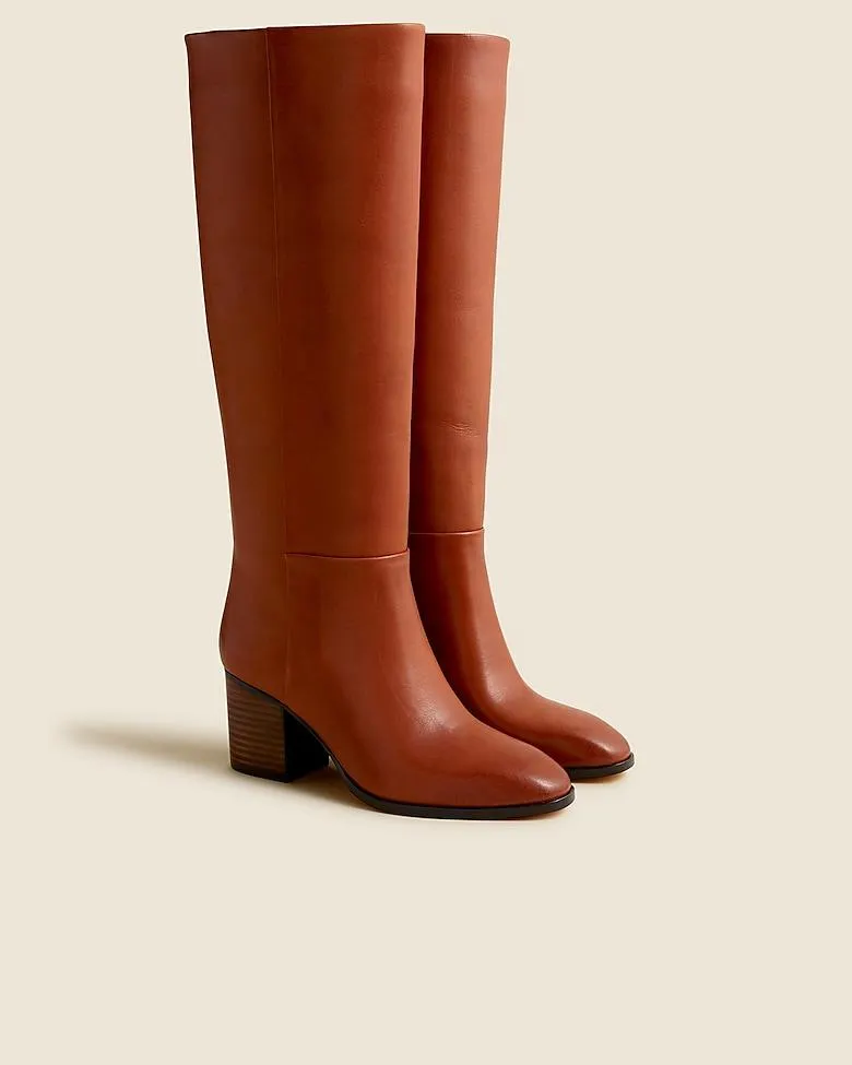 Sadie knee-high boots in leather