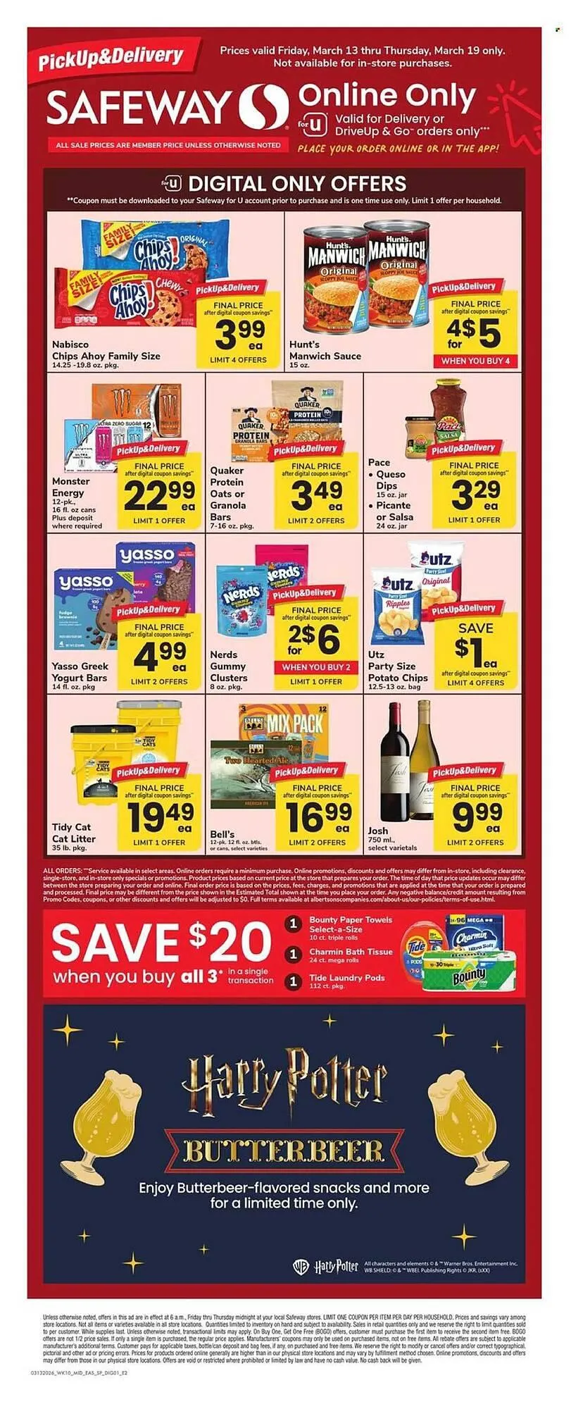 Weekly ad Safeway weekly ad from March 13 to March 19 2026 - Page 1