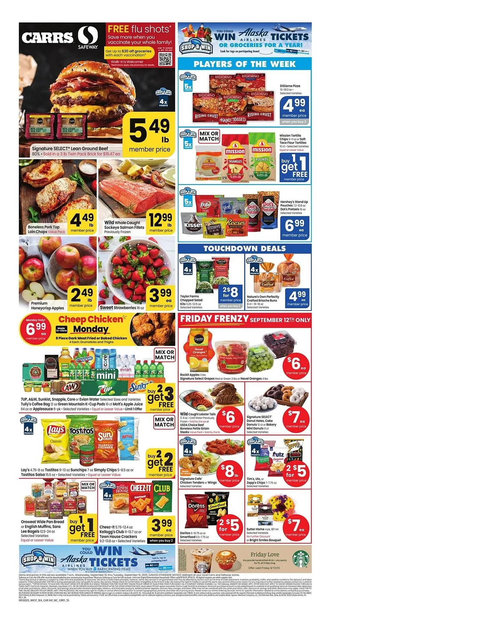 Weekly ad Carrs weekly ad from September 10 to September 16 2025 - Page 1